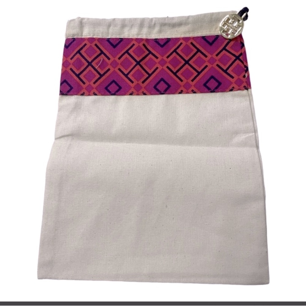 Tory Burch Canvas Drawstring Bag